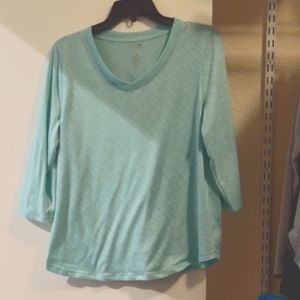 V neck 3/4 sleeve sweater
